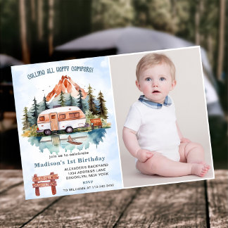 Invitation Appel à tous Campers 1er Anniversaire Camping Phot