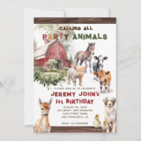 Appel à tous les animaux de ferme de fête Annivers