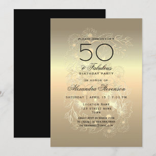 Invitation Appel doré 50e anniversaire