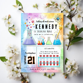 Invitation APPELER TOUTES LES SCIENCES MAD Fête Anniversaire 