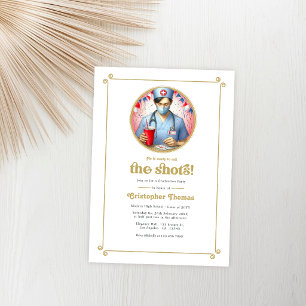 Invitation "Appelez les chaussures" Parti de la graduation en