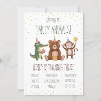Appelle tous les animaux de fête ! Fête d'annivers