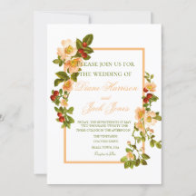 Apple Blossom Watercolor Mariage