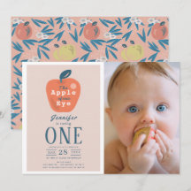 Apple de notre fille de l'oeil rose Photo 1er anni