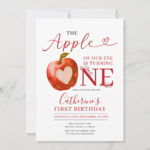 Invitation Apple of Our Eye tourne un Anniversaire En vichy