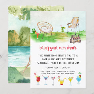 Invitation Apportez votre propre chaise  Driveway Cocktail Pa