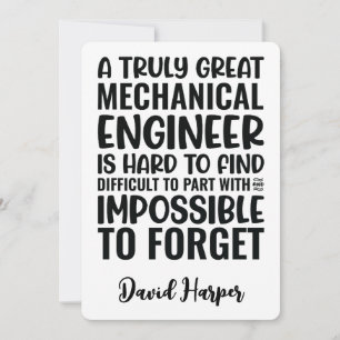 Invitation Appréciation du génie mécanique