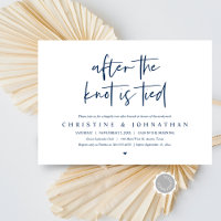 Après le noeud noué, Post mariage Brunch Invitatio