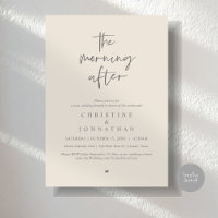 Après-midi, Brunch Mariage de la Poste moderne
