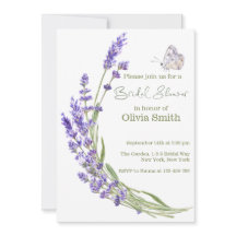 Aquarelle Boho Lavender Fête des mariées