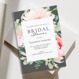 Invitation Aquarelle Botanique Fête des mariées de printemps 