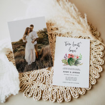 Aquarelle Cactus Taco Bout Love Mariage