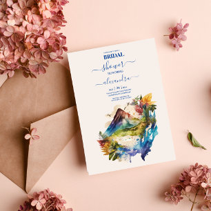 Invitation Aquarelle Costa Rica Destination Bride