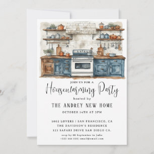 Invitation Aquarelle Country Kitchen
