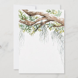 Invitation aquarelle de basse country