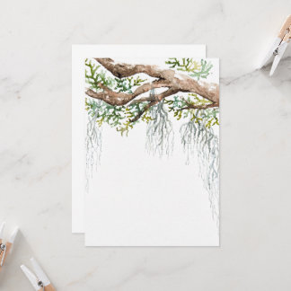 Invitation aquarelle de basse country