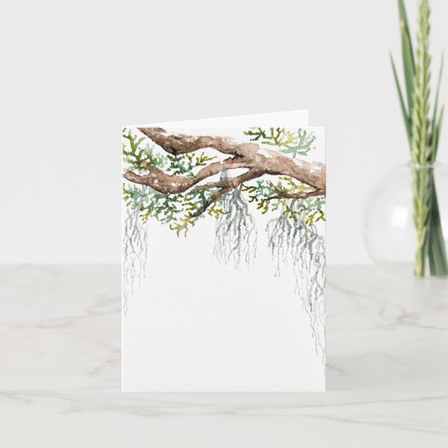 Invitation aquarelle de basse country (Devant)