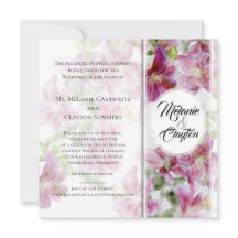 Aquarelle de lis d'astronome