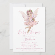 Aquarelle Fée et Fleurs Illustrations Douche