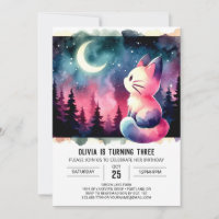Aquarelle Feline Chat Anniversaire