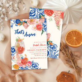 Invitation Aquarelle florale C'est plus Fête des mariées