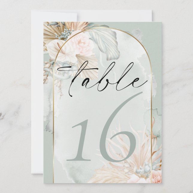 Invitation Aquarelle florale Rose de corail rustique (Dos)