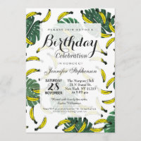 Aquarelle Fromage suisse Plante et bananes