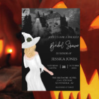 Aquarelle Mariage Sur Mesure Halloween Blonde