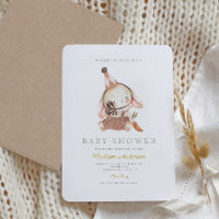 Aquarelle mignonne Petit lapin avec carotte