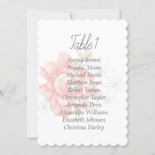 Invitation Aquarelle moderne rouge peigne assise