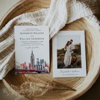 Aquarelle New York City Skyline Mariage photo