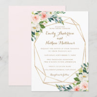 Aquarelle or Géométrique Blush FlorMariage