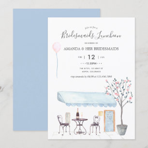 Invitation Aquarelle Paris Bridal Dîner