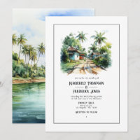 Aquarelle République Dominicaine Destination Maria