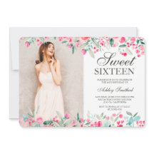 Aquarelle rose pastel vert-rose-vert-vert-vert-cou