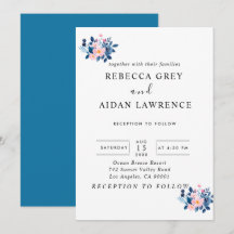 Aquarelle Rustique d'un Bouquet Floral Rose et Ble