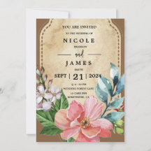 Aquarelle Rustique Floral