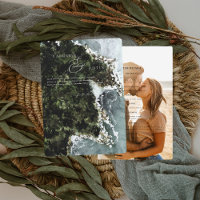 Aquarelle Rustique Mariage de la côte Ouest