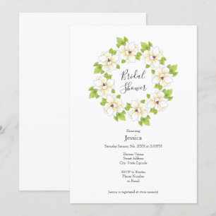 Invitation Aquarelle, stylo et couronne d'encre