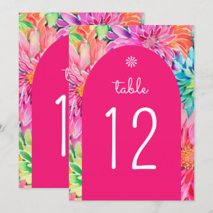 Invitation Aquarelle tropicale moderne colorée Mariage floral