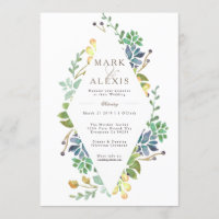 Aquarelle Whimsical | Invite de mariage