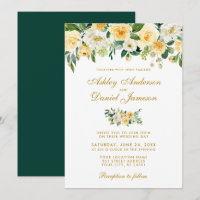 Aquarelle Yellow Gold Hunter Mariage vert