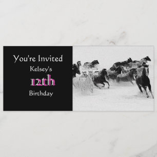 Invitation Arabe de partie de cheval