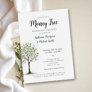 Invitation Arbre à Argent Classe Couple Mariage Enterrement d
