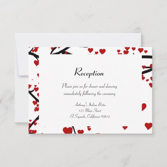 Invitation Arbre cardiaque (Devant)