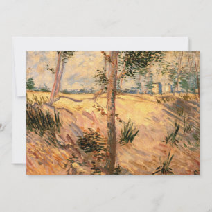 Invitation Arbre dans un champ ensoleillé par Vincent van Gog