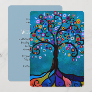 INVITATION ARBRE DE LA VIE BAR/BAT MITZVAH