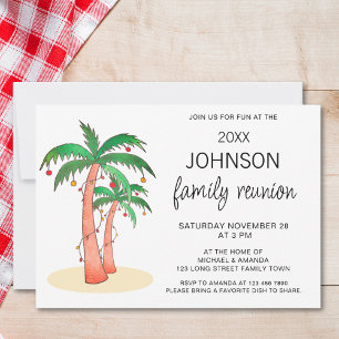 Invitation Arbre de réunion de famille