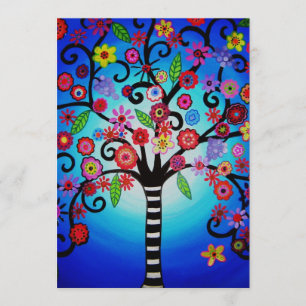 INVITATION ARBRE DE VIE BAR/BAT MITZVAH