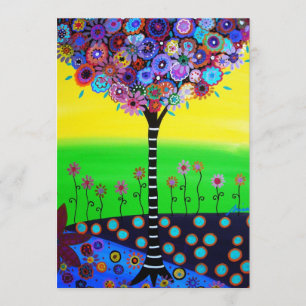 INVITATION ARBRE DE VIE BAR/BAT MITZVAH